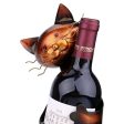 Cute Cat Wine Rack Stylish Wine Bottle Holder Online now