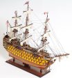 HMS Victory Admiral Nelson Flagship Tall Ship Large Sailboat Exclusive Edition Wood Painted Model Assembled Online now