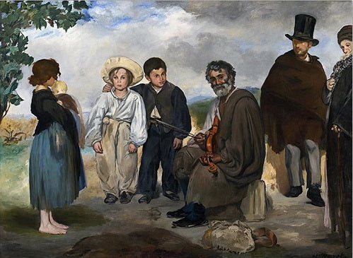 Edouard Manet Artwork The Old Musician Canvas Painting Online now