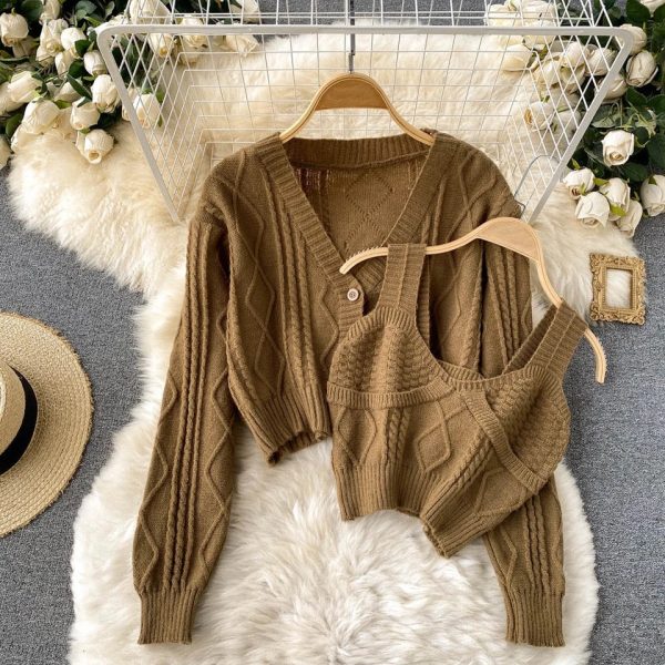 Cyra Premium Woolen Sweater Set Hot on Sale