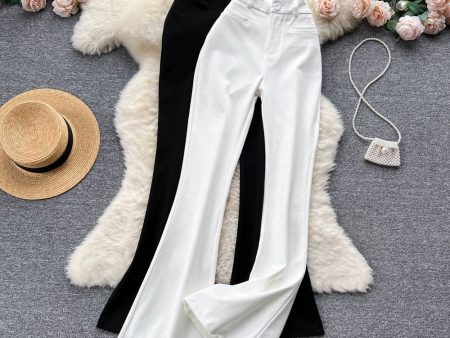 Lucaso Buttoned High Waist Pants Hot on Sale