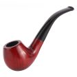 High Quality Handmade Premium Food Grade Natural Red Sandalwood  Wood Pipe with Accessories For Cheap