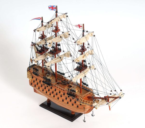 HMS Victory Small Tallship Wood Model Sailboat Assembled Supply