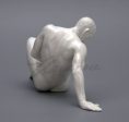 Modern Art Series Nude Male Thinker Ceramic Statue Abstract Naked Body Art Sculpture Online Sale