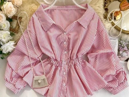 Donna Striped Blouse Online Hot Sale