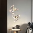 Modern Butterfly Star Rotating Pendant LED Ceiling Lighting  Fixture on Sale