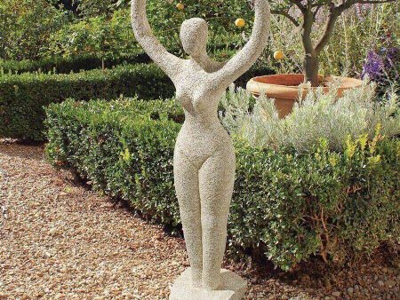 Bird Lady Earth Goddess Contemporary Garden Statue Online Hot Sale