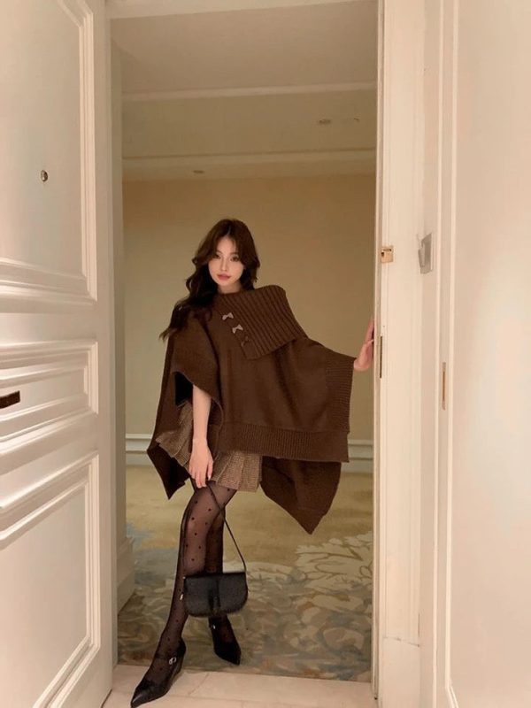 Dera Premium Winter Capes In Brown For Discount