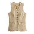 Cynthia Statement Vest Suit with Skirt Cheap