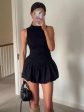 Cairo Statement Summer Dress in Black For Sale