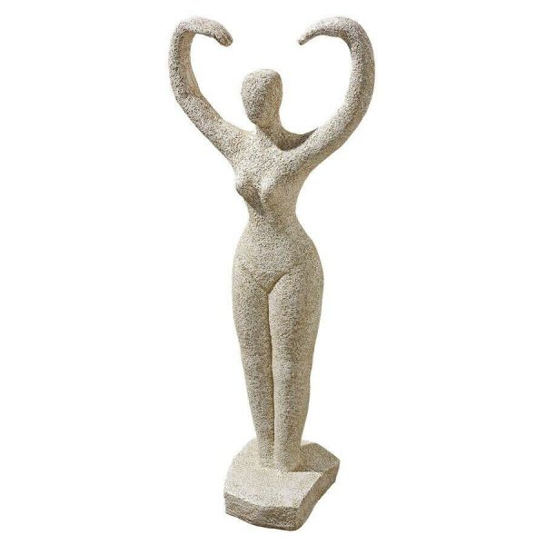 Bird Lady Earth Goddess Contemporary Garden Statue Online Hot Sale