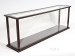 Display Case Large Wood with Plexiglass Panels Table Top Cabinet for Ocean Liner, Cruise Ship Models Cheap