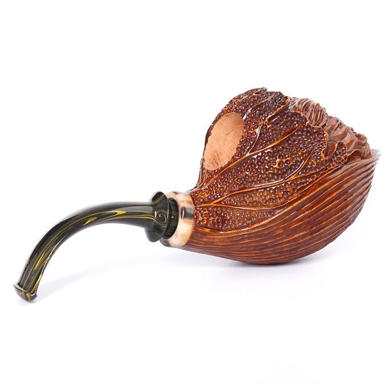 Collectible Designer Two Faced Good and Bad Style Ergonomic Hand Carved Crafted from Premium Solid  Briar Wood Online Hot Sale