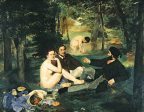 Edouard Manet Artwork The Luncheon on the Grass Canvas Painting Online Hot Sale