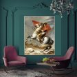 Napoleon Crosses the Alps, 1805 Oil Painting Wall Canvans Art By artist Jacques-Louis David (1748-1825) Online Sale