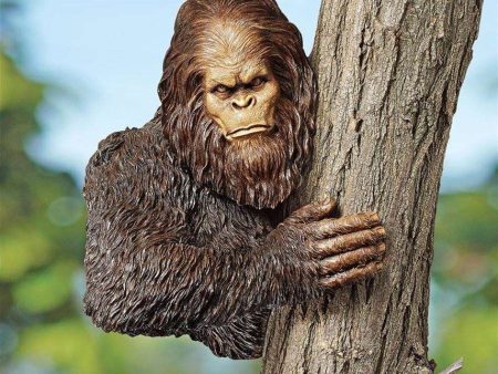 Bigfoot, the Bashful Yeti Tree Garden Sculpture For Sale