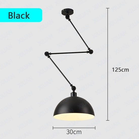 Modern Design Adjustable Long Arm Pendant Light Aluminium Sconces LED Ceiling Hanging Lamp Sale