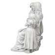 Jesus Christ Loves the Little Children Garden Sculpture By Artist Carlo Bronti Fashion