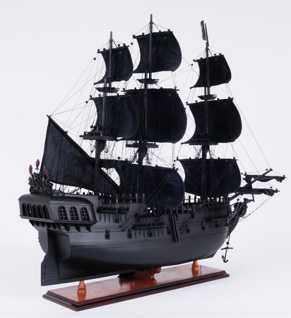 Black Pearl Pirates of The Caribbean Large Tall Ship Wood Model Sailboat Assembled Online now