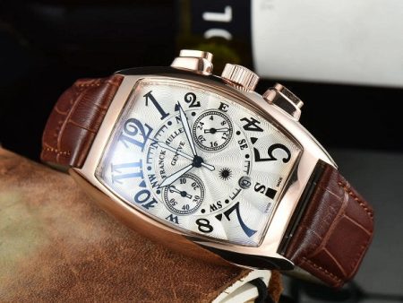 Mens FRANCK MULLER Blue Angel Swiss Geneva Style High Quality Multifunction Chronograph Sports Quartz Watch Fashion