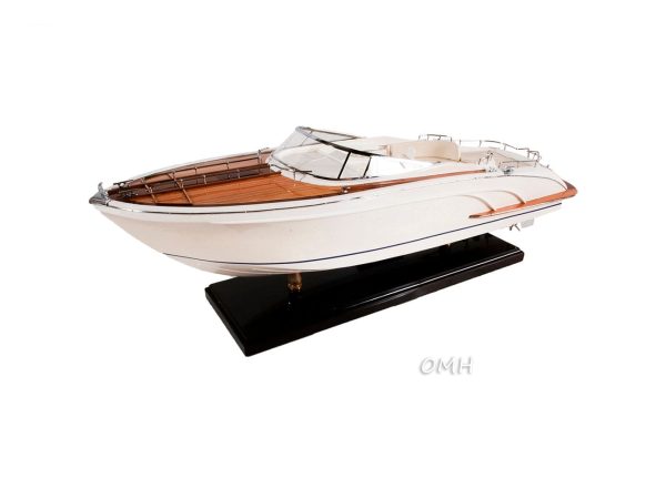 Italian Speed Boat Rivarama large Model Ship Assembled Sale