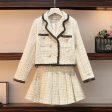 Dorotha Luxe Tweed 2 Pc Set - Set of Jacket and Skirt Hot on Sale