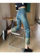 Moscow Cropped Denim Jeans Online Sale