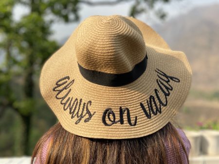 Always on Vacay Straw Hat For Discount