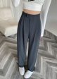 Redra Buttoned High Waist Pants Sale