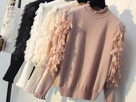 Feather Sleeve Sweaters on Sale