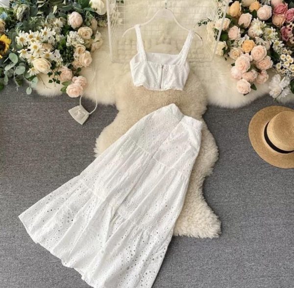 Corea Eyelet Coord Set Sale