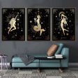 Wall Art Canvas Zodiac Signs Poster is a Stunning Addition to Any Modern Home Decor Fashion