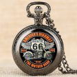 Classic Route 66 American Highway Bakers Pocket Watch Design For Cheap