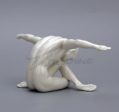 Modern Art Series Nude Male Fly Away Ceramic Statue Abstract Naked Body Art Sculpture For Sale