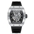 Mens Hublot Swiss Style Top Brand Tonneau Holow Dial Design  Luxury Multi-function Chronograph Quartz Watch Online