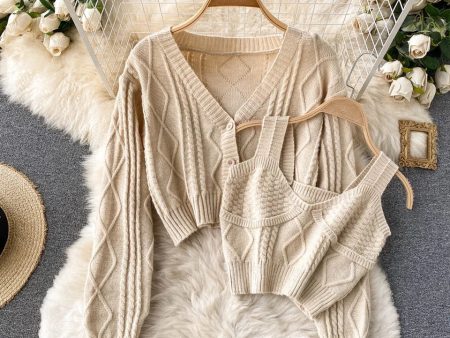 Cyra Premium Woolen Sweater Set Hot on Sale