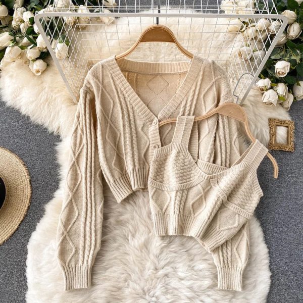 Cyra Premium Woolen Sweater Set Hot on Sale