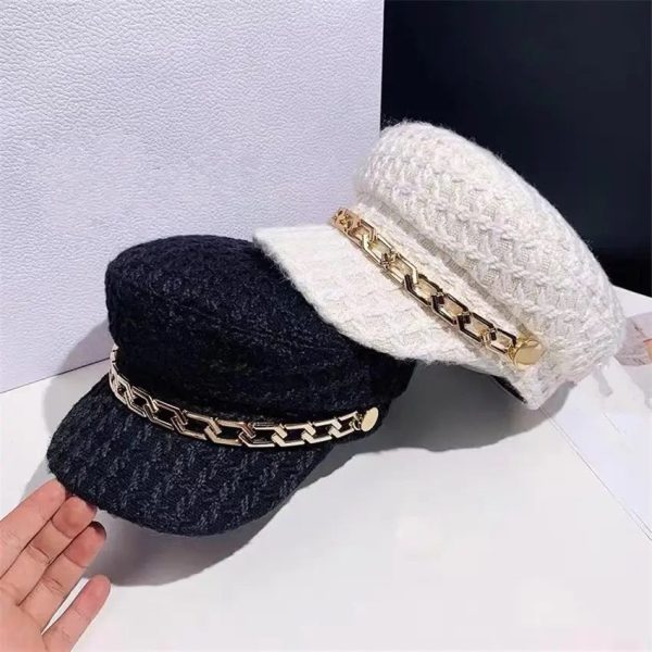 Jiah Tweed Beret Hats For Sale