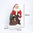 Christmass Santa Coming To Town Large Statues Figurines Hot on Sale