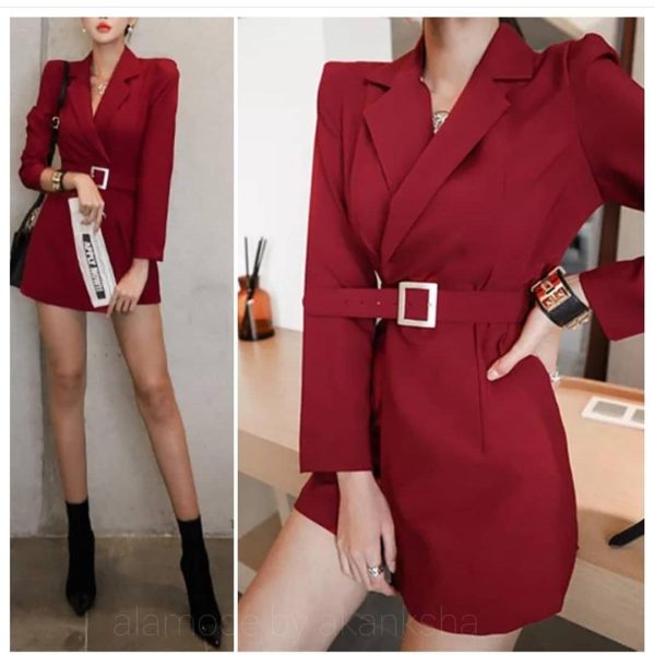 Bossbabe Belted Romper Sale