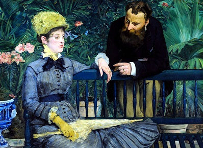 Edouard Manet Artwork The Conservatory Canvas Painting For Discount