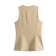 Cynthia Statement Vest Suit with Skirt Cheap