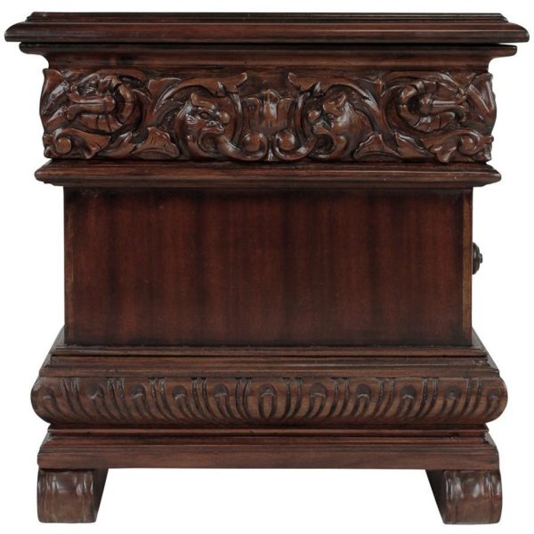 Antique Hand-Carved Mahogany Sculptural Coffee Table Hot on Sale