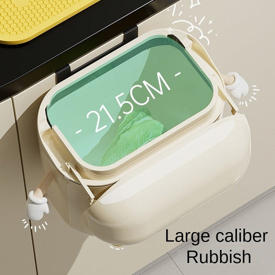 Fun In the Kitchen Multi-Purpose Kitchen Wall Mounted Trash Can with Lid for Food Waste Discount