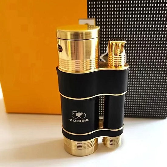 Private Collection Cohiba Luxury Cigar Sigarett Lighter Windproof Flint Jet Griding Wheel For Cheap