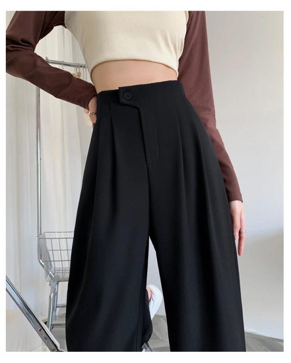 Redra Buttoned High Waist Pants Sale