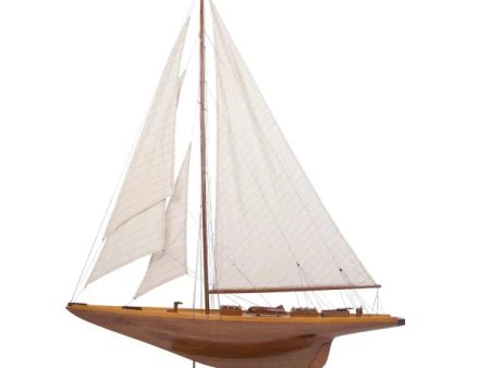 America s Cup Shamrock V is the J Class Classic Sailing Yacht Large Wood Model Sale