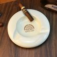 H. Upmann Havana Luxury Bone China Ceramic Round Three Holders Cigar Sigaretts Ashtray Online Sale