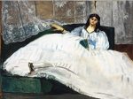 Edouard Manet Artwork Lady with a Fan Canvas Painting Canvas Painting Discount