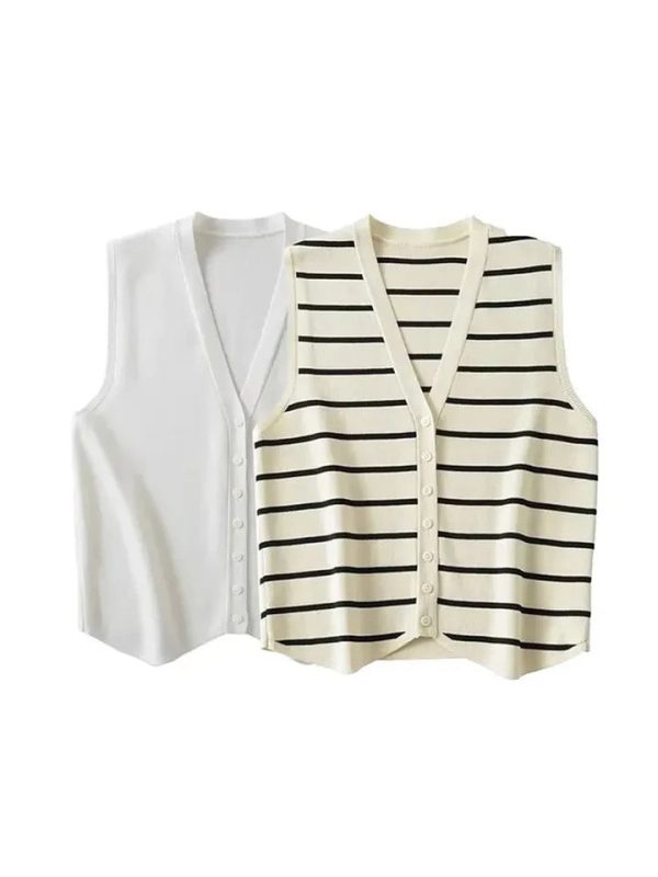 Dolo Statement Vest Summer Casual Tops Online now